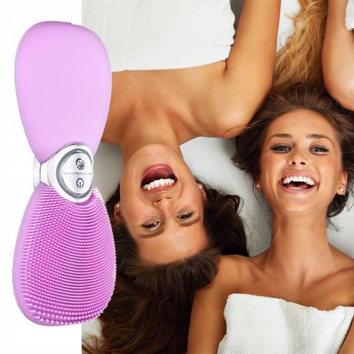 SONICZNA SZCZOTECZKA DO TWARZY PODGRZEWANA MASAŻER 2PROGRAMY VITAMMY SILIKO na Arena.pl