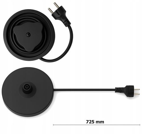 Czajnik Elektryczny Bezprzewodowy Szklany 1.7 L Cichy LED Mocny 2200W na Arena.pl
