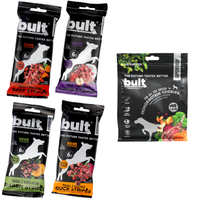 BULT Superfood i Tasty Strips ciasteczka proteinowe Mix Smaków 5 el.