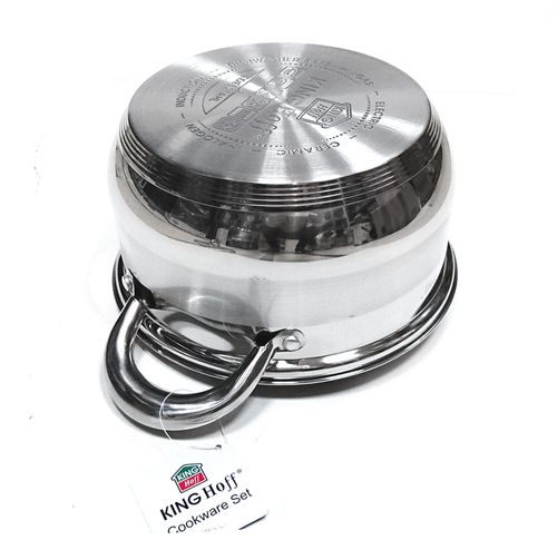 Garnki KINGHOFF SILVER Mega 10-ele [KH-1097] na Arena.pl