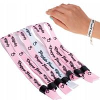 zestaw opasek na rękę dla przyszłej panny młodej i uczesniczek