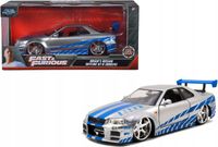 JADA F&F NISSAN SKYLINE GTR SILVER 1:24