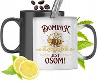 Kubek Magiczny Dla Dominika Zmieniający Kolor Z Nadrukiem Ze Zdjęciem