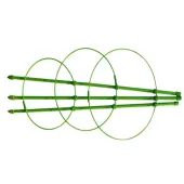 Podpora 60 cm do roślin kwiatów pierścieniowa okrągła trzy pierścienie