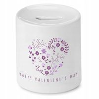 Skarbonka Prezent Walentynki Happy Valentines Day Z Nadrukiem Ze Zdjęciem