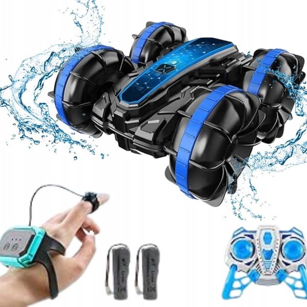 SAMOCHÓD STEROWANY RĘKĄ GESTAMI PŁYWAJĄCY AUTO AMFIBIA JEŻDZI PO WODZIE zdjęcie 1