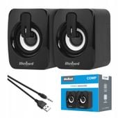 Głośniki Komputerowe 2.0 Zasilanie USB