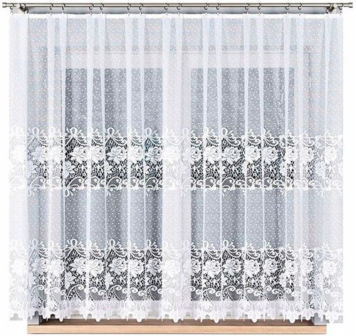 Firana żakardowa DEMETRIA 400x160cm (gotowa) z łukiem na Arena.pl