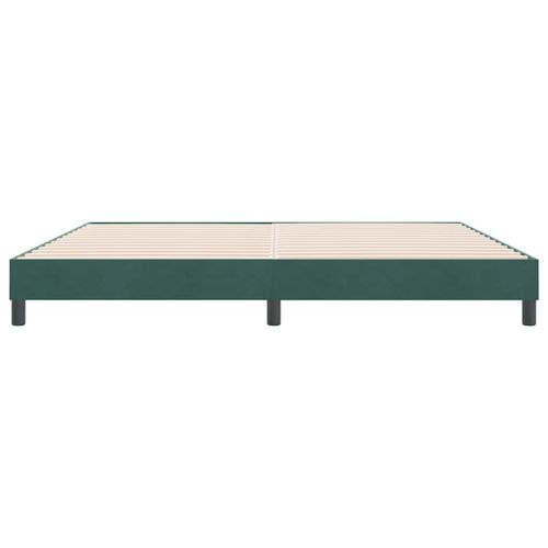 Łóżko typu Box Spring bez materaca Ciemnozielone 180x220 cm na Arena.pl