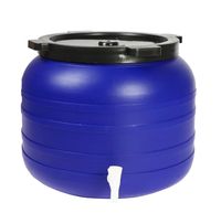 BECZKA PLASTIKOWA 100L OKRĄGŁA Z KRANIKIEM - SU-B-100L+KR