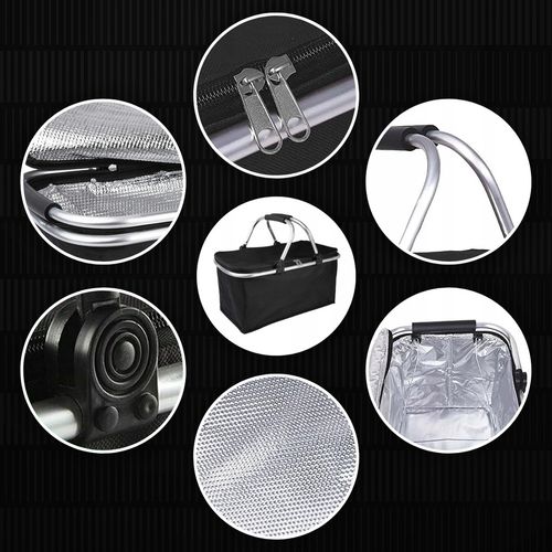 Kosz termiczny MEMFLOW TORBA PODRÓŻNA IZOLOWANA TERMICZNIE czarny 30 l na Arena.pl