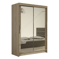 Szafa przesuwna Miami VII z lustrem 120cm - pojemna garderoba - SONOMA