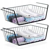 2x Koszyk PODWIESZANY pod półkę szafkę organizer półka kuchenna metalowa