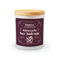 Świeca o zapachu Adamczychy bez Andrzeja - świeczka zapachowa wanilia