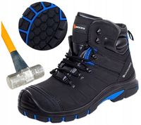 Wysokie buty robocze trzewiki męskie odporne na GORĄCE PODŁOŻE z NOSKIEM