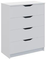 Emaga KOMODA SZAFKA AQUA 70 4S 4 SZUFLADY  BIAŁY MAT