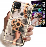 ETUI DO XIAOMI REDMI 9C - KWIATISTY WZÓR SŁONECZNIK SŁONECZNIKI