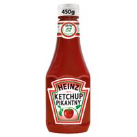 HEINZ KETCHUP ORGINALNY POMIDOROWY PIKANTNY ostry Z CHILLI 450G BUTELKA