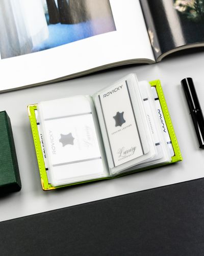 etui na karty skórzane 302-bl-green na Arena.pl