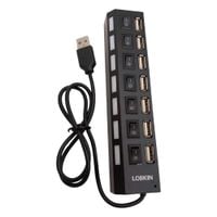 Rozdzielacz rozgałęźnik USB 7w1