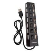 Rozdzielacz rozgałęźnik USB 7w1