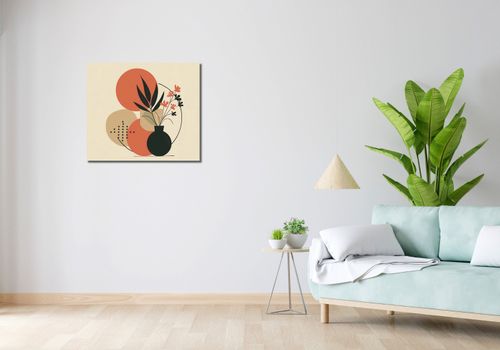 Obraz 70x60cm Wazon z Kwiatami na Arena.pl