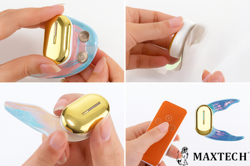 Masażer okolic oczu Bezprzewodowe plastry żelowe do masażu EMS 2w1 lifting na Arena.pl