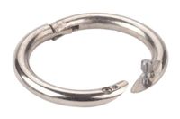 Kółko nosowe dla byka Profi, niklowane, śr. 54 mm, Kerbl