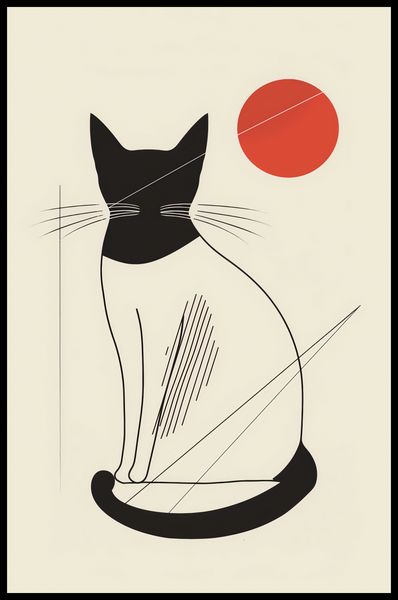 Plakat 56,6x86,4cm Czerwony Krąg zdjęcie 2