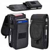 DUŻA POJEMNA KABURA SASZETKA ETUI NA PASEK NA TELEFONY KLUCZE XXL