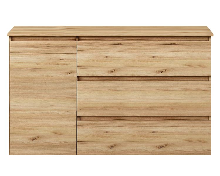 KOMODA MEGAN 120 K5 DĄB ZŁOTY do salonu przedpokoju sypialni zdjęcie 5