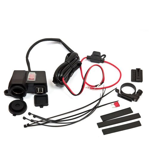 Motocyklowe Gniazdo Zapalniczki Ładowarka 2Xusb 2A na Arena.pl