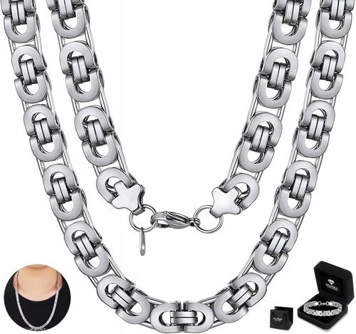 GRUBY Łańcuszek Srebrny Męski PREZENT dla CHŁOPAKA Mężczyzny KRÓLEWSKI na Arena.pl