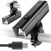 LAMPKA ROWEROWA PRZEDNIA MOCNA ROCKBROS 1000LM, IPX6, 4500mAh USB-C