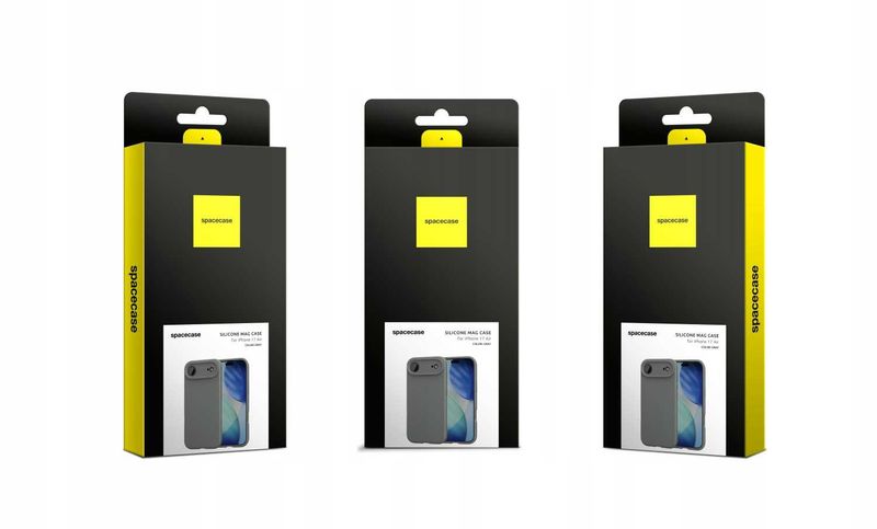 Spacecase Silicone Mag Iphone 17 Air Gray zdjęcie 14