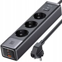 mcdodo ładowarka sieciowa listwa zasilająca gan typ c 6x usb-c usb ac 1,5m