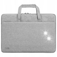 Torba Futerał Etui na Laptopa Notebooka 15.6" Szara Wodoodporna Proove Iris