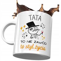 Kubek Dla Taty Ojca Na Dzień Taty Na Prezent Z Nadrukiem Ze Zdjęciem