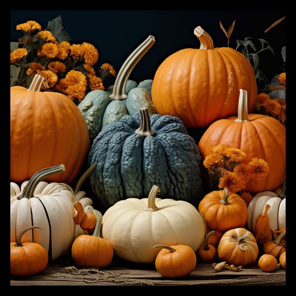 Plakat 40x40cm Jesienne Urodzaje zdjęcie 2