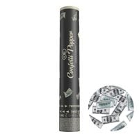 Tuba z konfetti pieniądze banknoty dolary, 30 cm