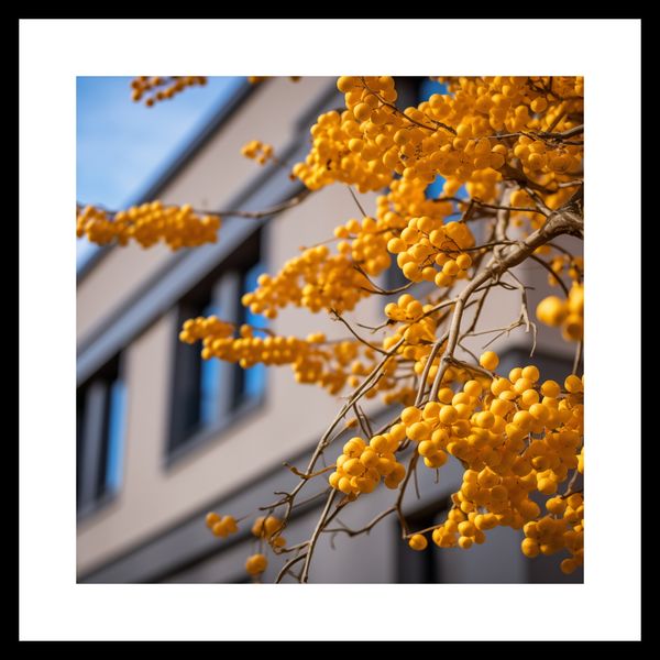 Plakat 40x40cm Złote Jagody zdjęcie 3