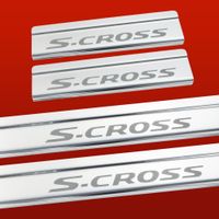 Listwa progowa SUZUKI SX4 S-CROSS  S-CROSS Stal nierdzewna 304 połysk 4szt