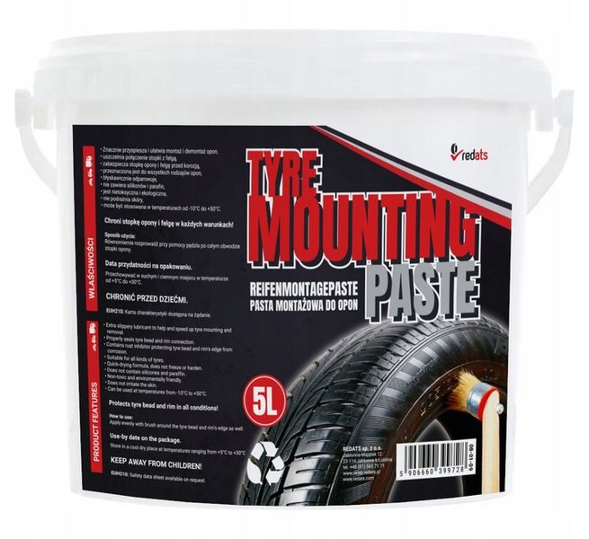 Pasta Montażowa do opon 5kg - TYRE MOUNTING PASTE zdjęcie 1