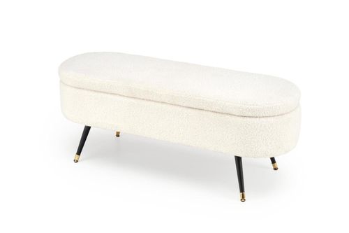 Ławka z pojemnikiem Avico kremowa na Arena.pl