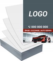Ulotki A6 1000szt reklamowe firmowe dużo wzorów AUTO SERWIS TWOJE LOGO
