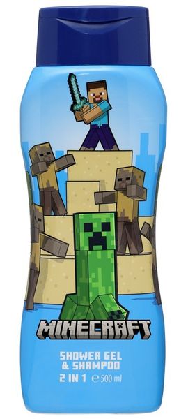 AIR VAL – Żel + Szampon 2w1 – MINECRAFT – 500 ml zdjęcie 1