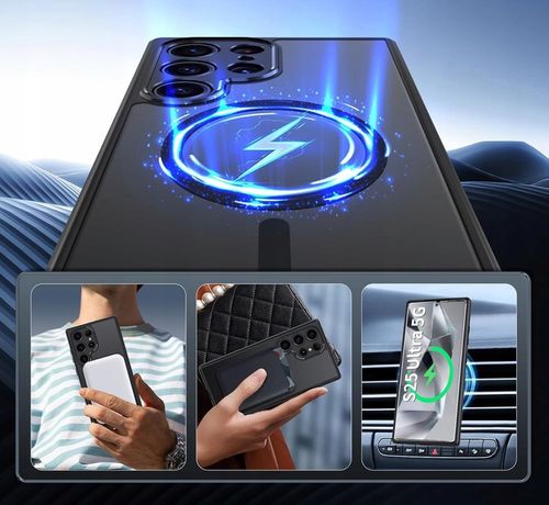 Etui do Samsung Galaxy S25 ULTRA CASE Wzmacniane MATOWE MAGNETYCZNE + SZKŁO na Arena.pl