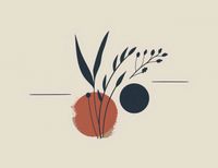 Plakat 65x50cm Botaniczna Barwa