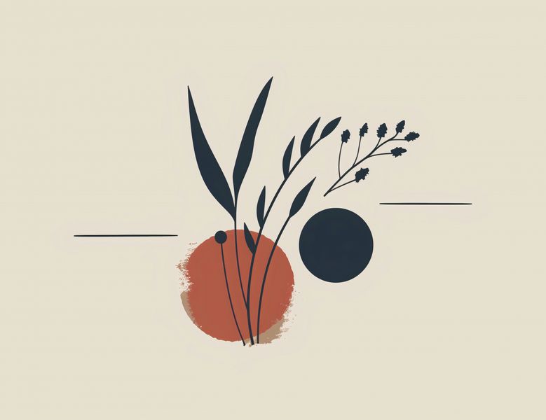 Plakat 65x50cm Botaniczna Barwa zdjęcie 1