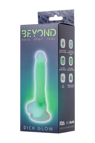 beyond by toyfa dick glow green 13cm na Arena.pl